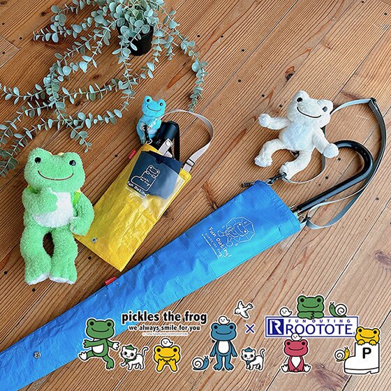 雨が楽しい！マイ傘トートを持とう！