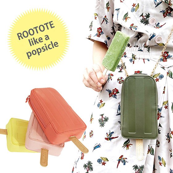 おいしそうな色合い♡アイスキャンディーみたいなトート