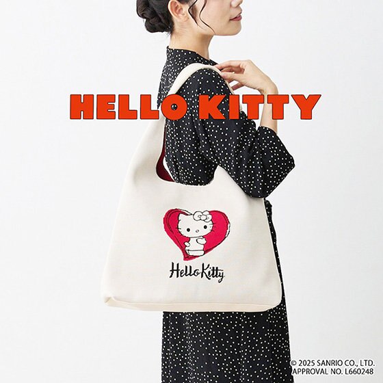 オトナでもさらりと持てる！キティトート