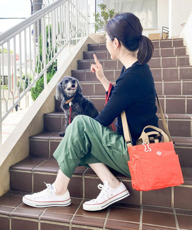 ROOTOTE 1128【BUDDY:タープ素材】SN.スクエア.ドッグ.バディ-A