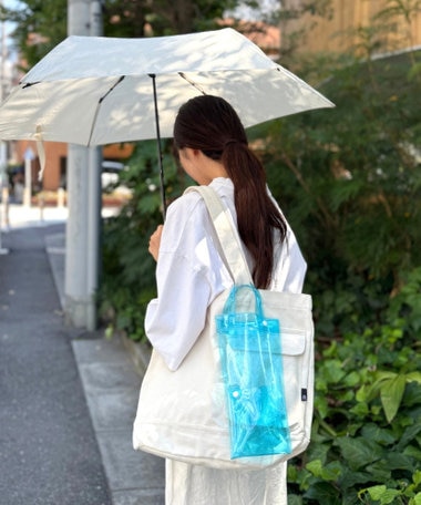 ROOTOTE 3629【傘用トート:折畳傘】SN.CASAカーサ.オリ.クリア-A