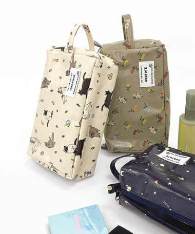 ROOTOTE 3721【ルートート】ウィズルー.ポーチ.ラミネート-Y