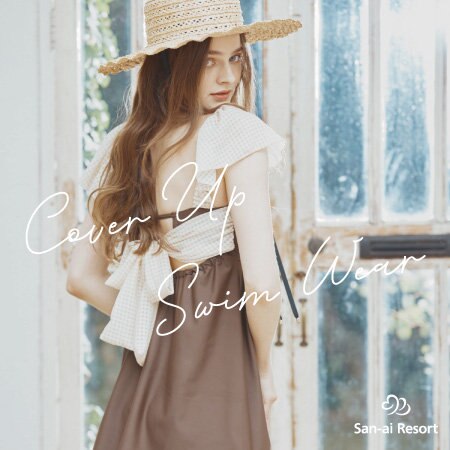 【2024年新作水着】カバー力も高い、お洋服見えする水着♪