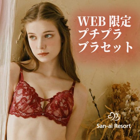 【WEB限定販売】プチプラなのにしっかりバストメイクできる優秀ブラセット