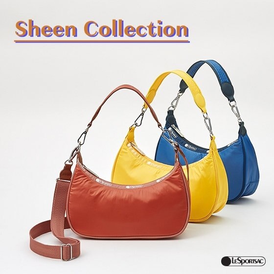 ふんわりとしたナイロンタフタ素材を使用したSheen