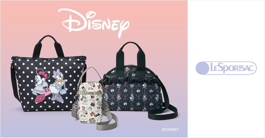 LeSportsac Disney Minnie＆Daisy Collection