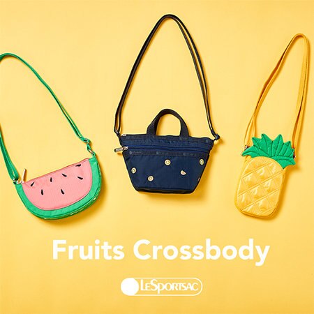 ハッピーな気分になれる、フルーツショルダーバッグ