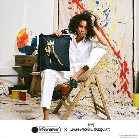 現代アートを代表するアーティスト、バスキアとのコラボレーション。