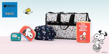世界中で愛され続けているコミック「PEANUTS」とレスポートサックの