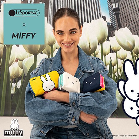 「ミッフィー」と レスポートサックのコラボレーション