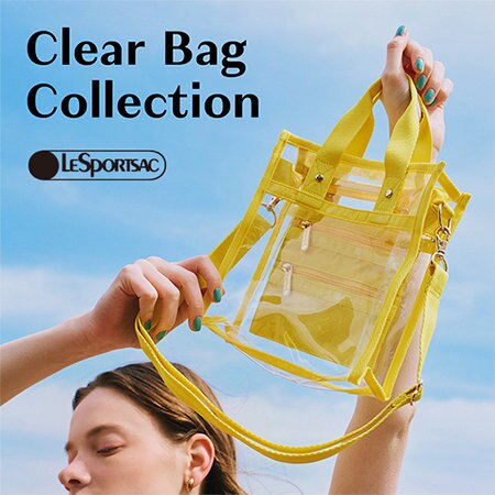クリア素材の「Clear Bag Collection」が登場。