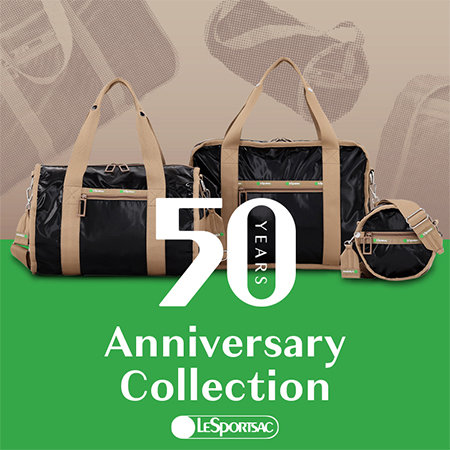 レスポートサック創立50周年を記念したアニバーサリーコレクション