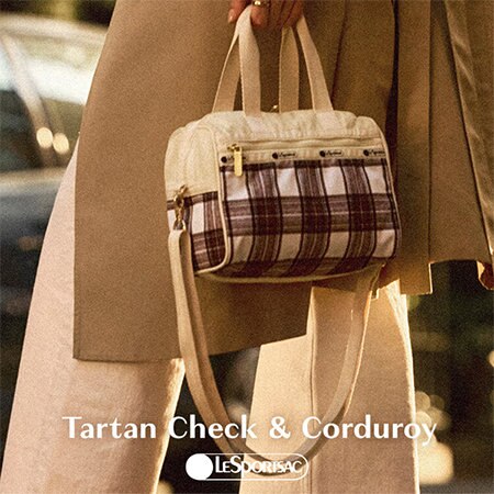 クラシカルなチェック柄が登場。