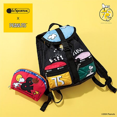 「PEANUTS」とレスポートサックのコレクション