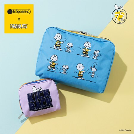 「PEANUTS」とレスポートサックのコレクション