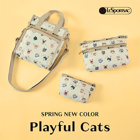 【春の新着】オシャレにおめかししている猫たちが並んだ可愛らしいデザインが登場！