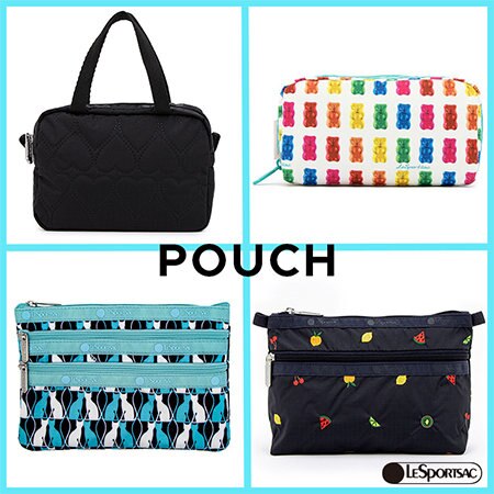 【レスポートサック】バリエーション豊富なポーチ
