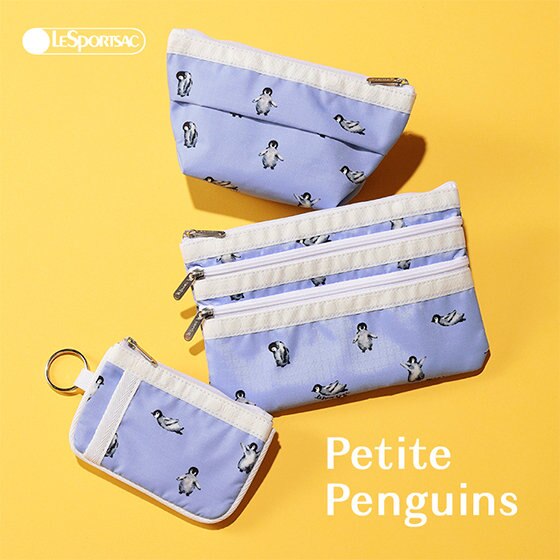 繊細な水彩タッチで描かれたベビーペンギンが愛らしいデザイン