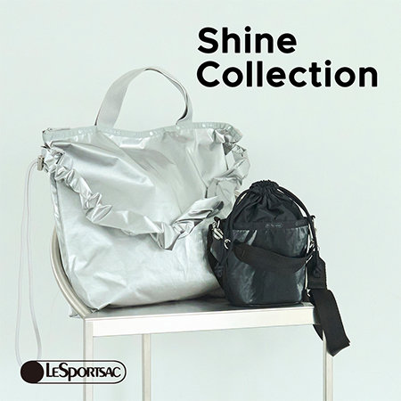 マットな光沢感が特徴のリキッドパテントを使用したコレクション。