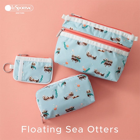 【FLOATING SEA OTTERS】ぷかぷかと漂うラッコたちを描いた新作プリントが登場！