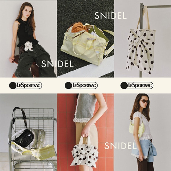 LeSportsac × SNIDEL】初のコラボレーションコレクションが登場