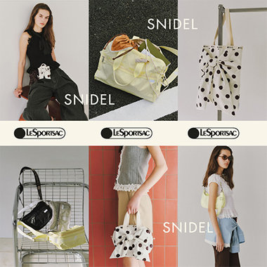 【LeSportsac × SNIDEL】初のコラボレーションコレクションが登場！