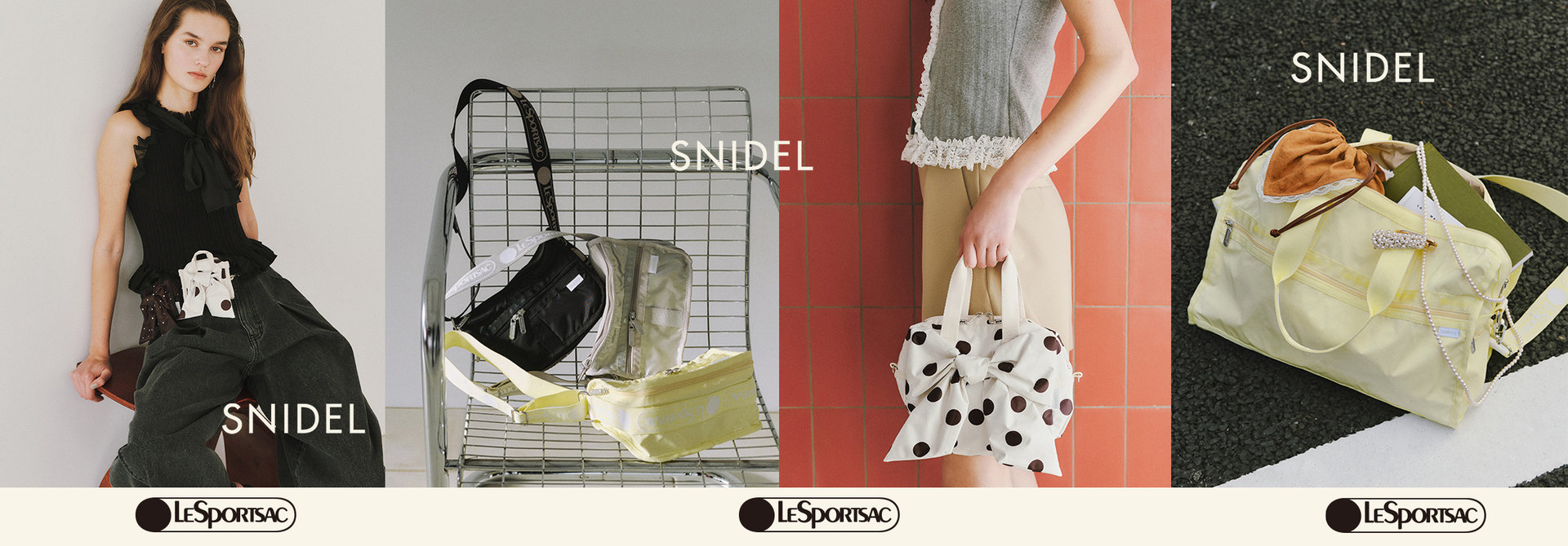 【 LeSportsac × SNIDEL 】初のコラボレーションコレクション。