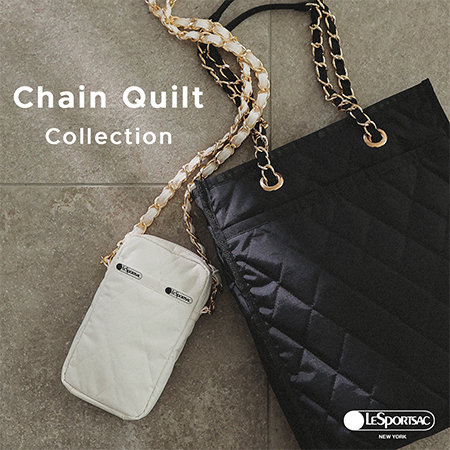 【Chain Quilt Collection】キルティング×チェーンが上品なチェーンキルトコレクション
