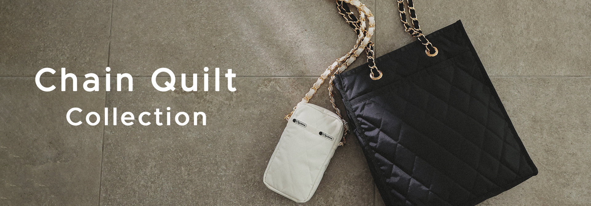 【Chain Quilt Collection】キルティング×チェーンが上品なチェーンキルトコレクション