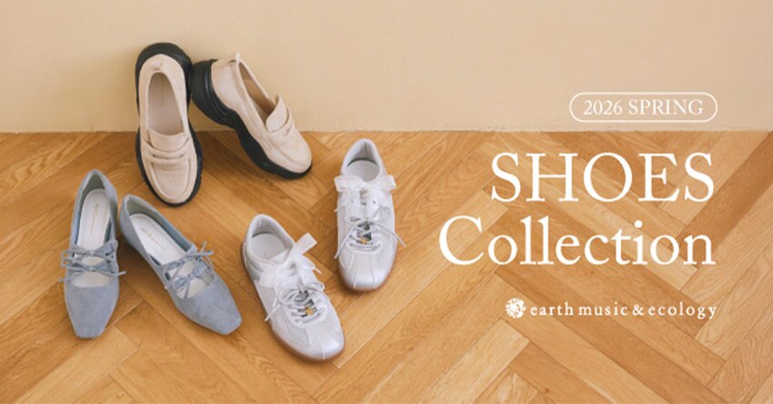 【earth music&amp;ecology】2026 SPRING Shoes Collection