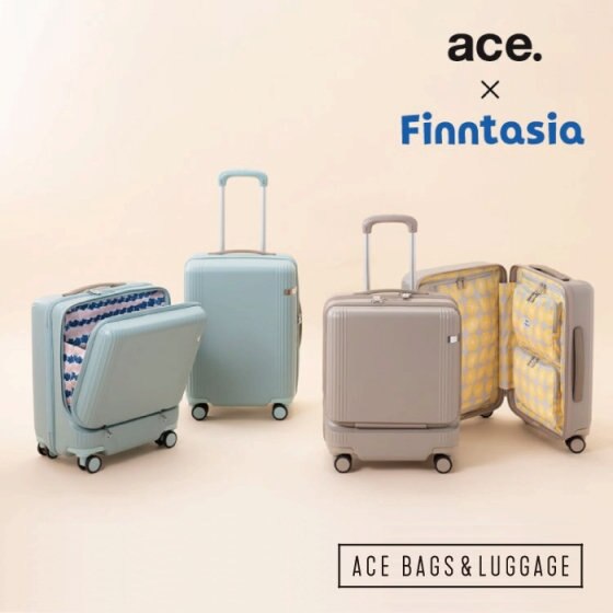 ＼北欧デザインが可愛い／Finntasia×ace.コラボスーツケース