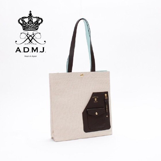 LINEN RIDER'S POCKET NEW TOTE