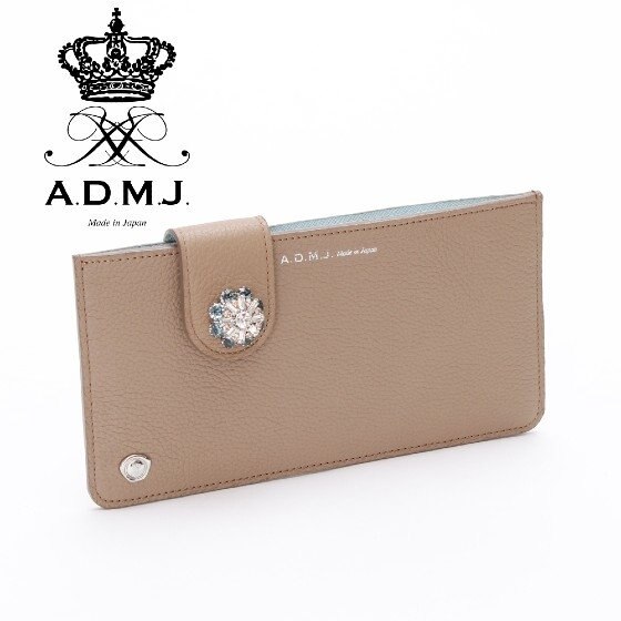 モーツァルト 手毬りモチーフパーツ SLIM WALLET