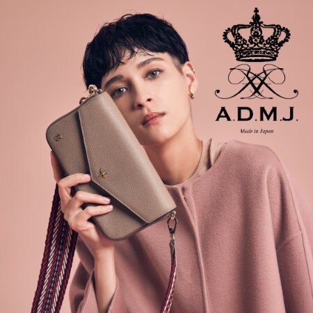 スリムウォレット付き ショルダーポーチ