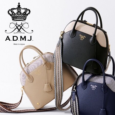 上品見え 「ノベル」のラウンドファスナーボストン