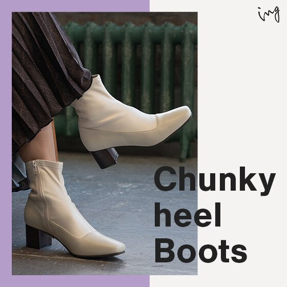 大人女子に人気！【チャンキーヒール】