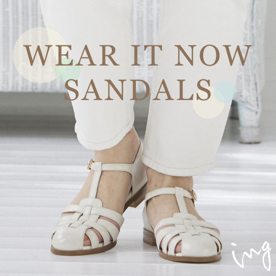 wear it now Sandals