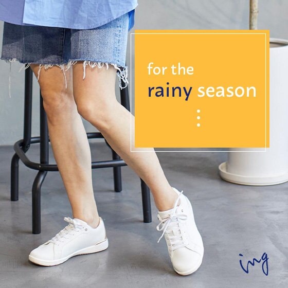 【梅雨に備える】雨の日を楽しく！晴雨兼用スニーカー