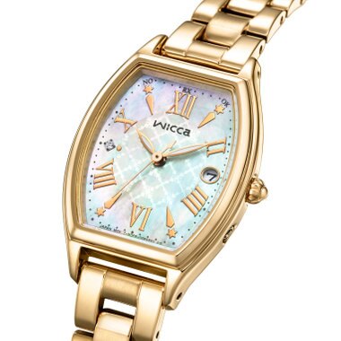 CITIZEN 【大人可愛い トノー型限定モデル】電池交換 時刻修正不要 ソーラーテック電波時計