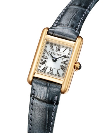 CITIZEN 【大人っぽいスクエアウオッチ】電池交換不要 Classic Square model EG2799-18W