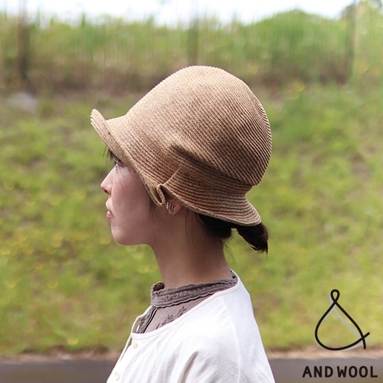 【再入荷】『サイドにタックが入った帽子』再入荷しました。