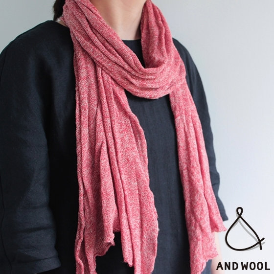 手編み機で編んだ『サマーストール』