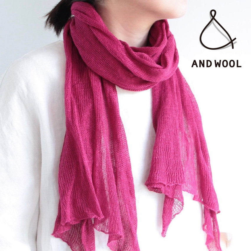 「ヴィンテージ素材」のような風合いで高級感が漂う【ベルギーリネンのサマーストール】