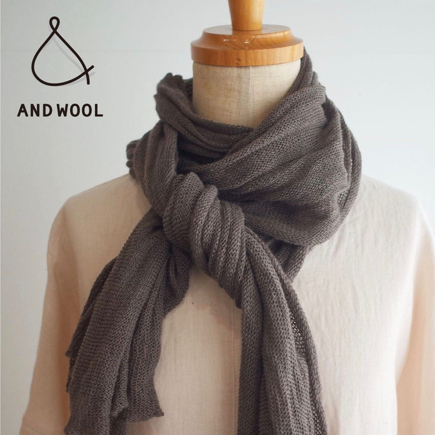 「一等亜麻」と呼ばれる上質な原料だけを選別した糸で作る【ベルギーリネンのサマーストール】※在庫分のみで販売終了