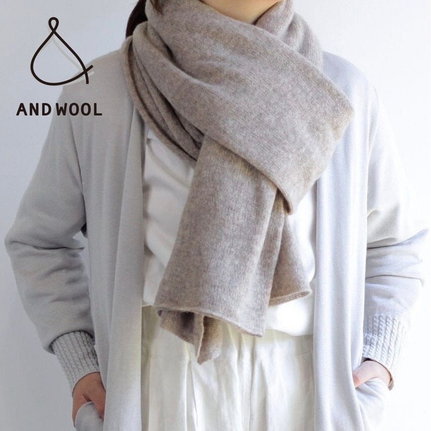【敬老の日のギフトにもおすすめ!!】上質な「ホワイトカシミヤ100%のストール」1枚1枚手仕事で仕上げました