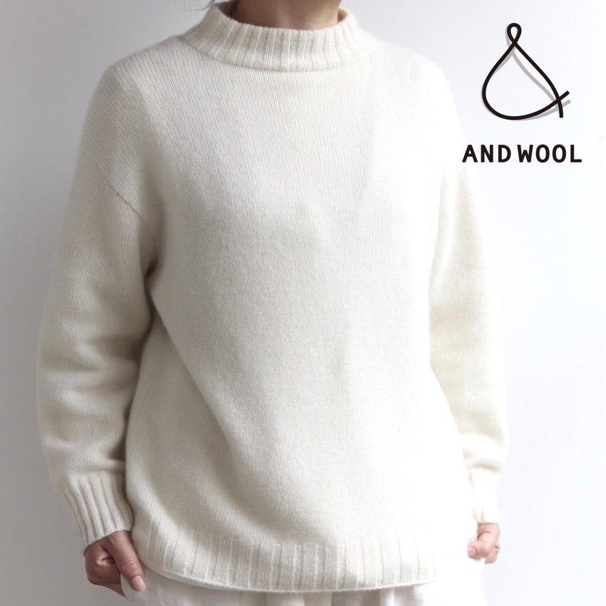 【予約生産品】手編み機で1枚1枚編み上げる「ホワイトカシミヤ100%のセーター」上質なニットをぜひ体験してください