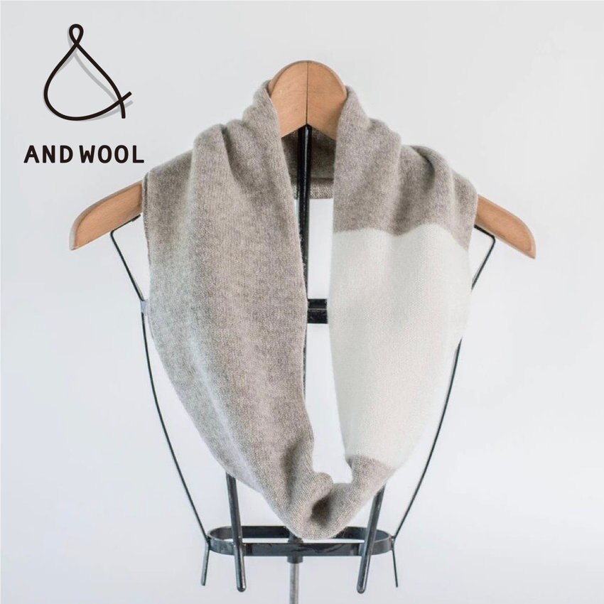 【ホワイトカシミヤ100%ストールシリーズ】に今シーズンは色のアクセントが楽しめる「ツートーンカラー」が登場!!