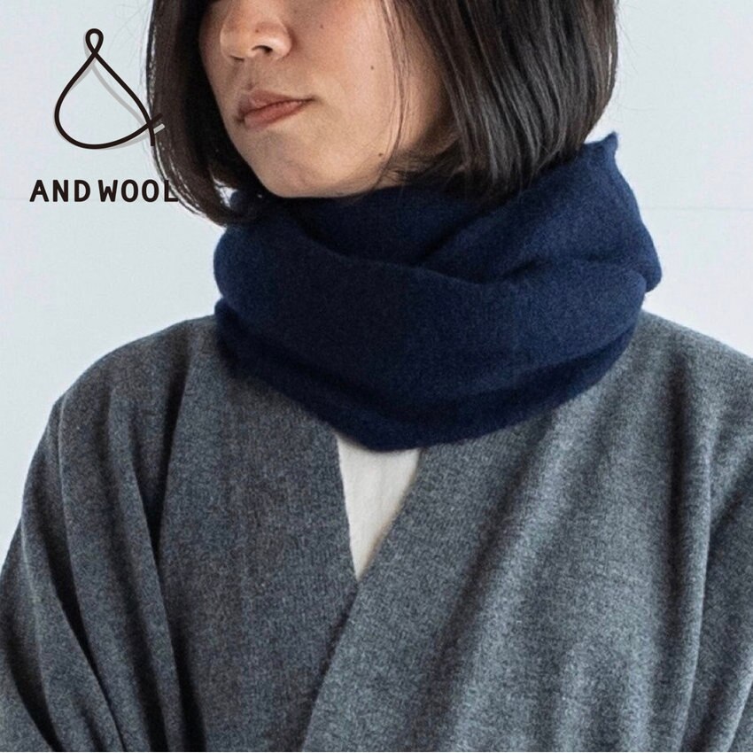 【ホワイトカシミヤ100%シリーズ】今シーズン一番人気の「スヌードタイプ」寒い日の室内着用としてもお役立てください