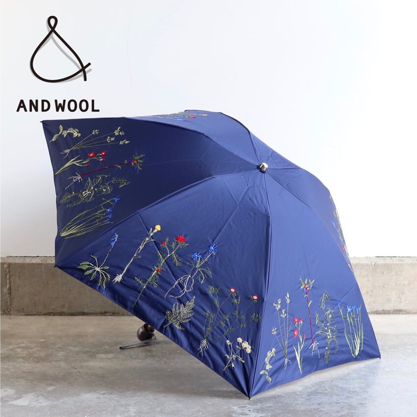 【春の日差し対策にUVカットOK・晴雨兼用日傘で雨の日も安心】春の装いとの相性◎「美しいボタニカル刺繍の日傘」