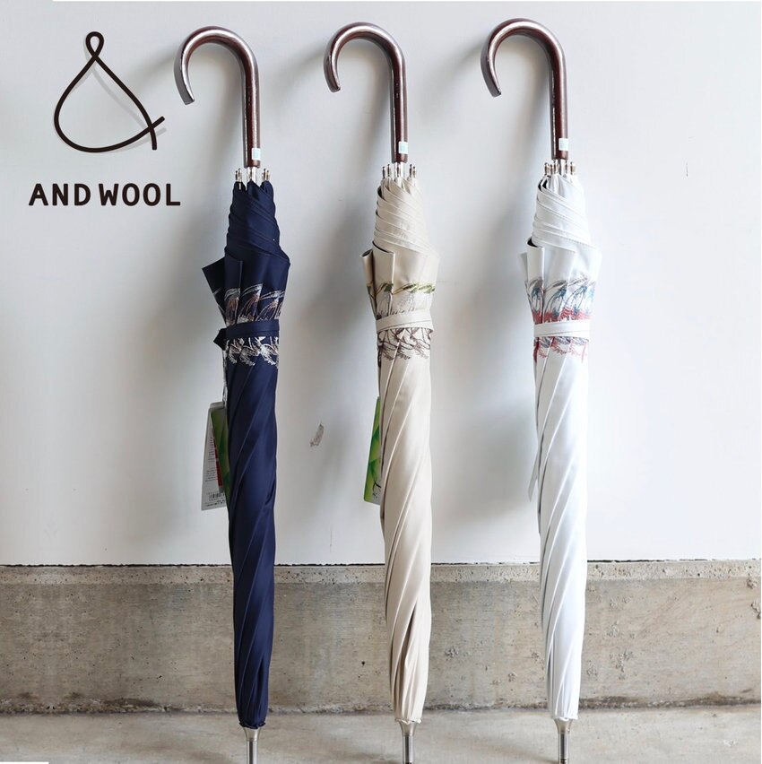 再入荷!!【春の日差し対策にUVカットOK・晴雨兼用日傘】モクレンの花刺繍「長傘タイプ」ただいま全カラー在庫あります